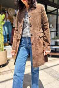 Black Coffee Suede Jacket Outerwear Blank NYC