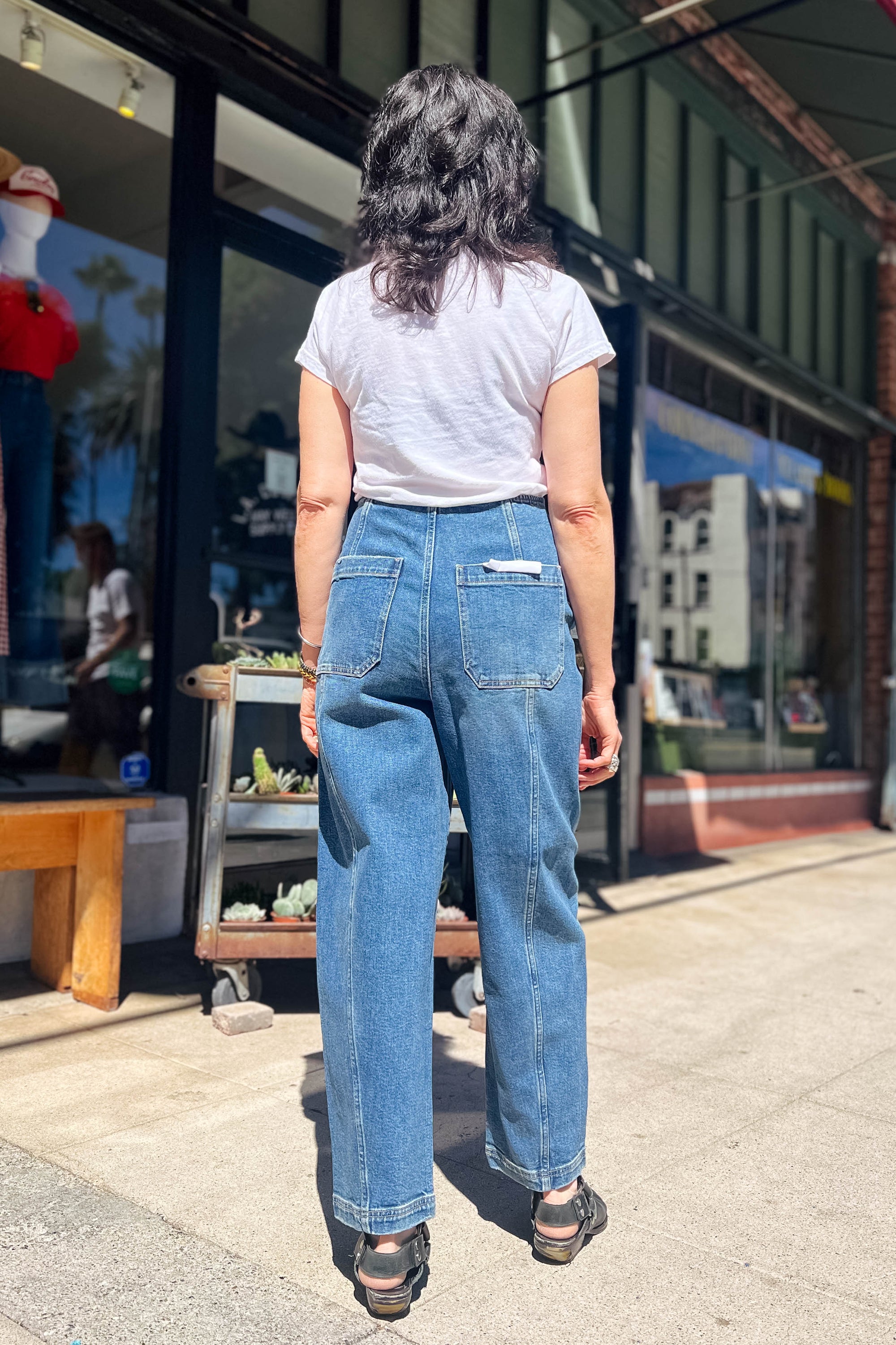 Blair High Rise Seamed Barrel Bottoms Pistola