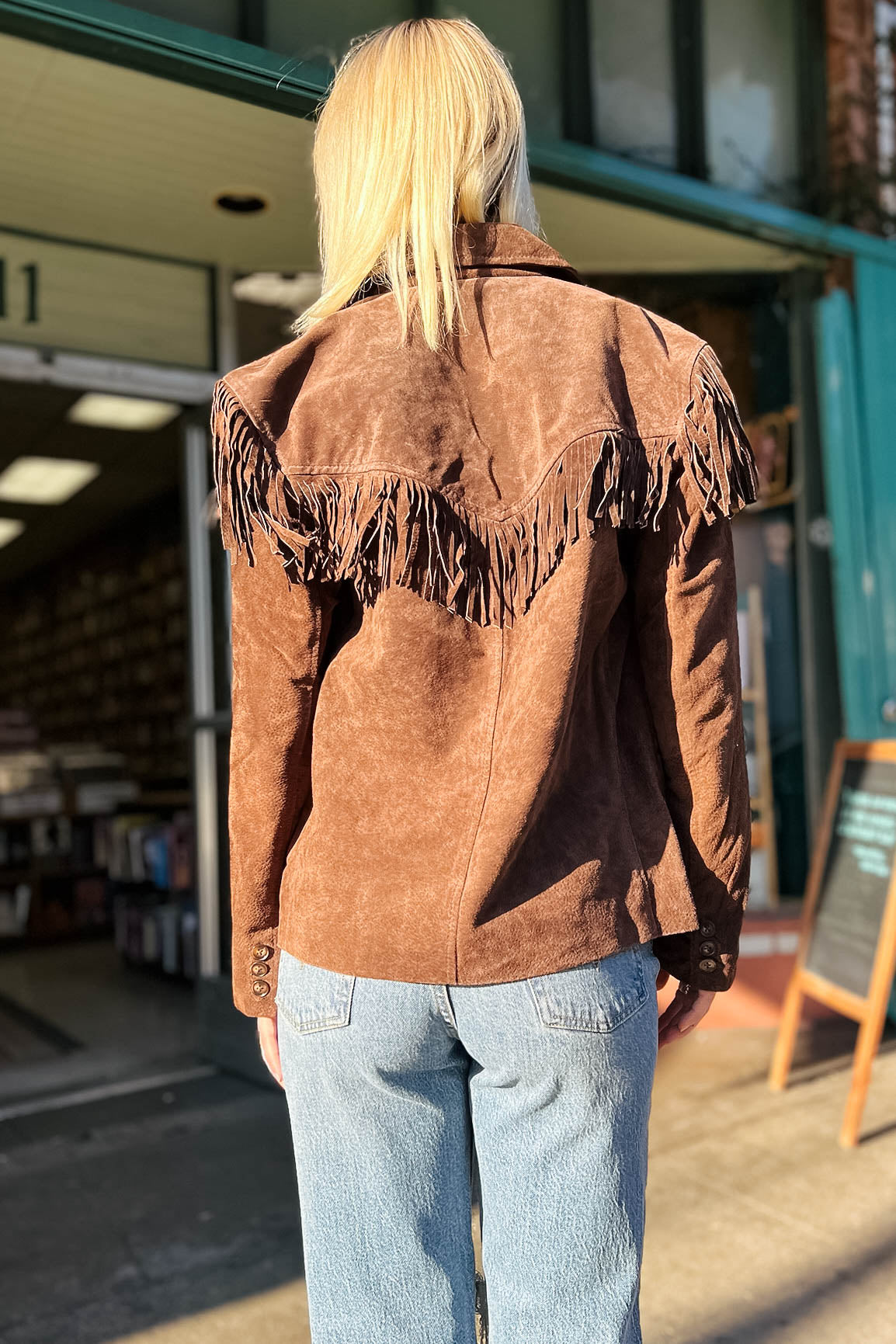 Down To Earth Suede Jacket Outerwear Blank NYC