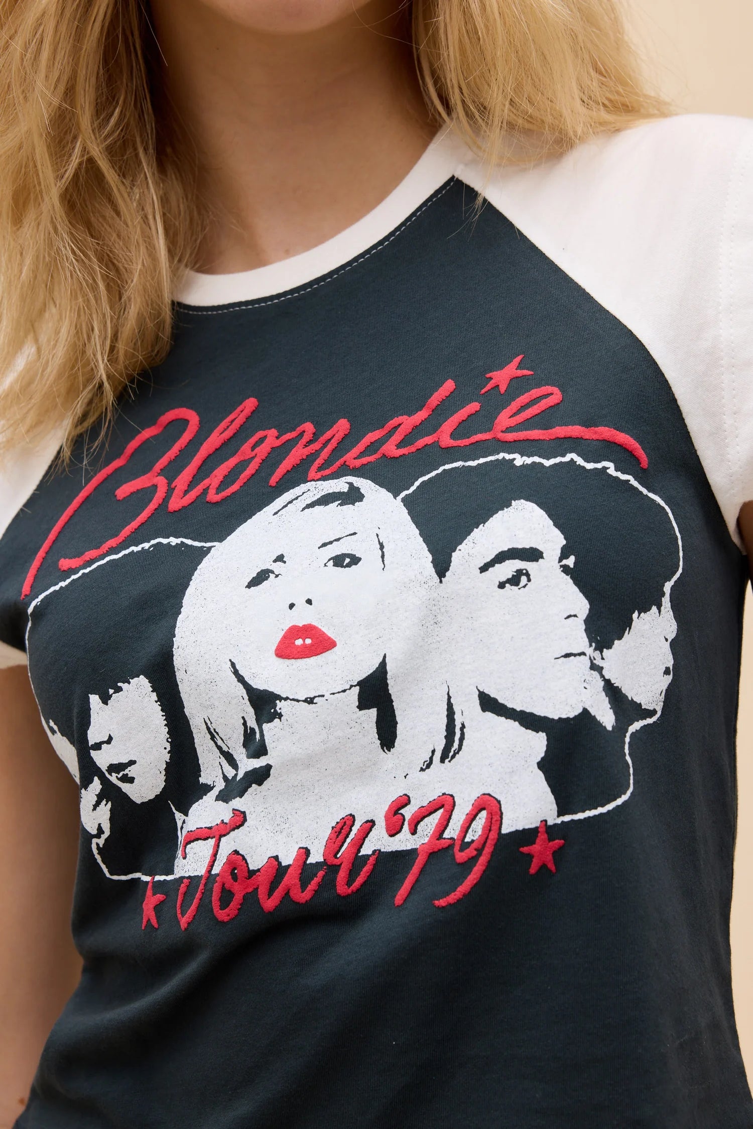 Blondie Tour '79 Raglan Tank Tops Daydreamer