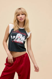 Blondie Tour '79 Raglan Tank Tops Daydreamer