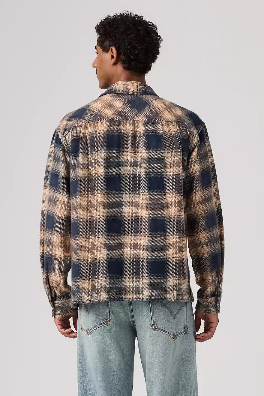 Long Sleeve Boxy Western Pier 89 Plaid