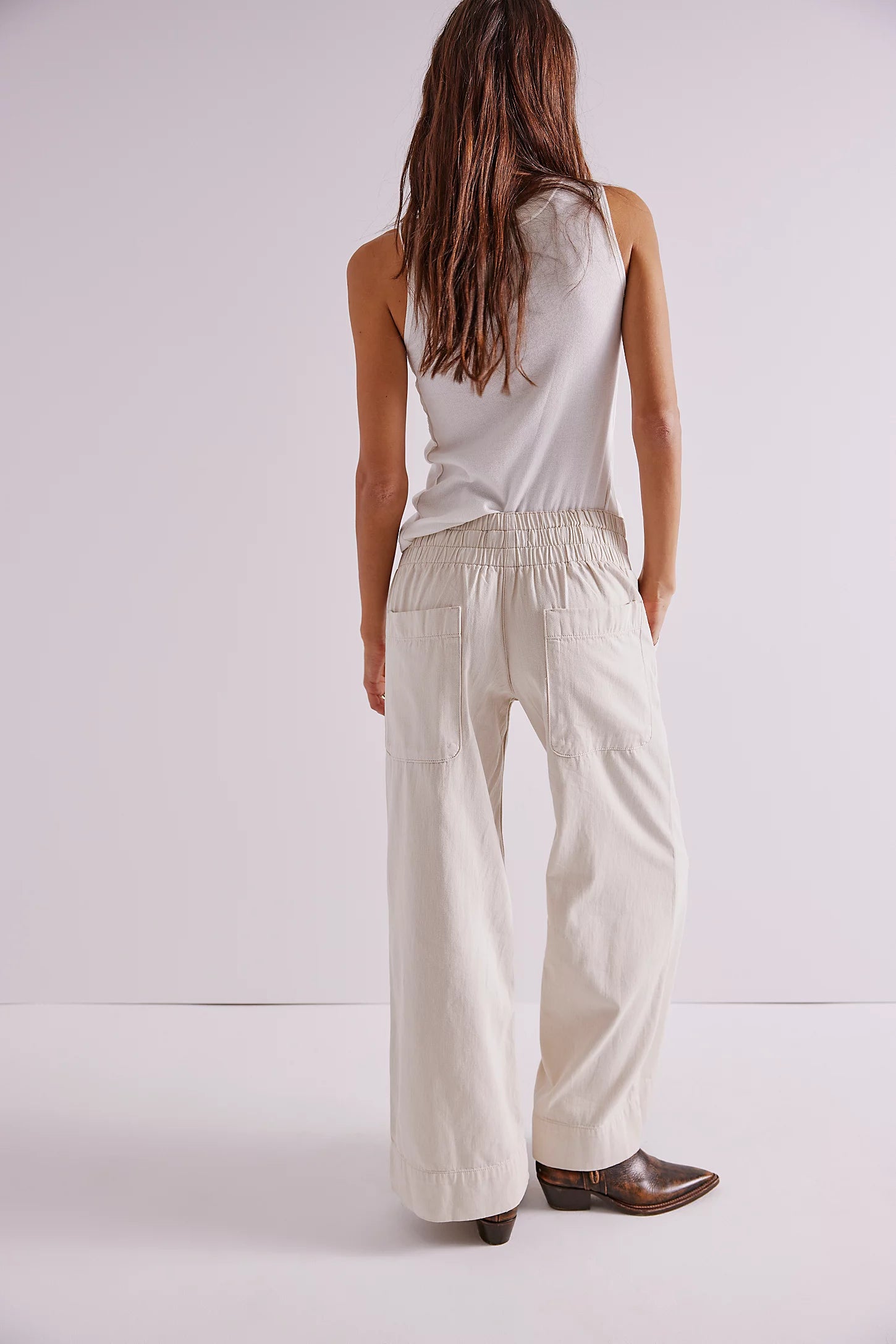 Breezy Denim Pull On - Bright Lights Bottoms Free People