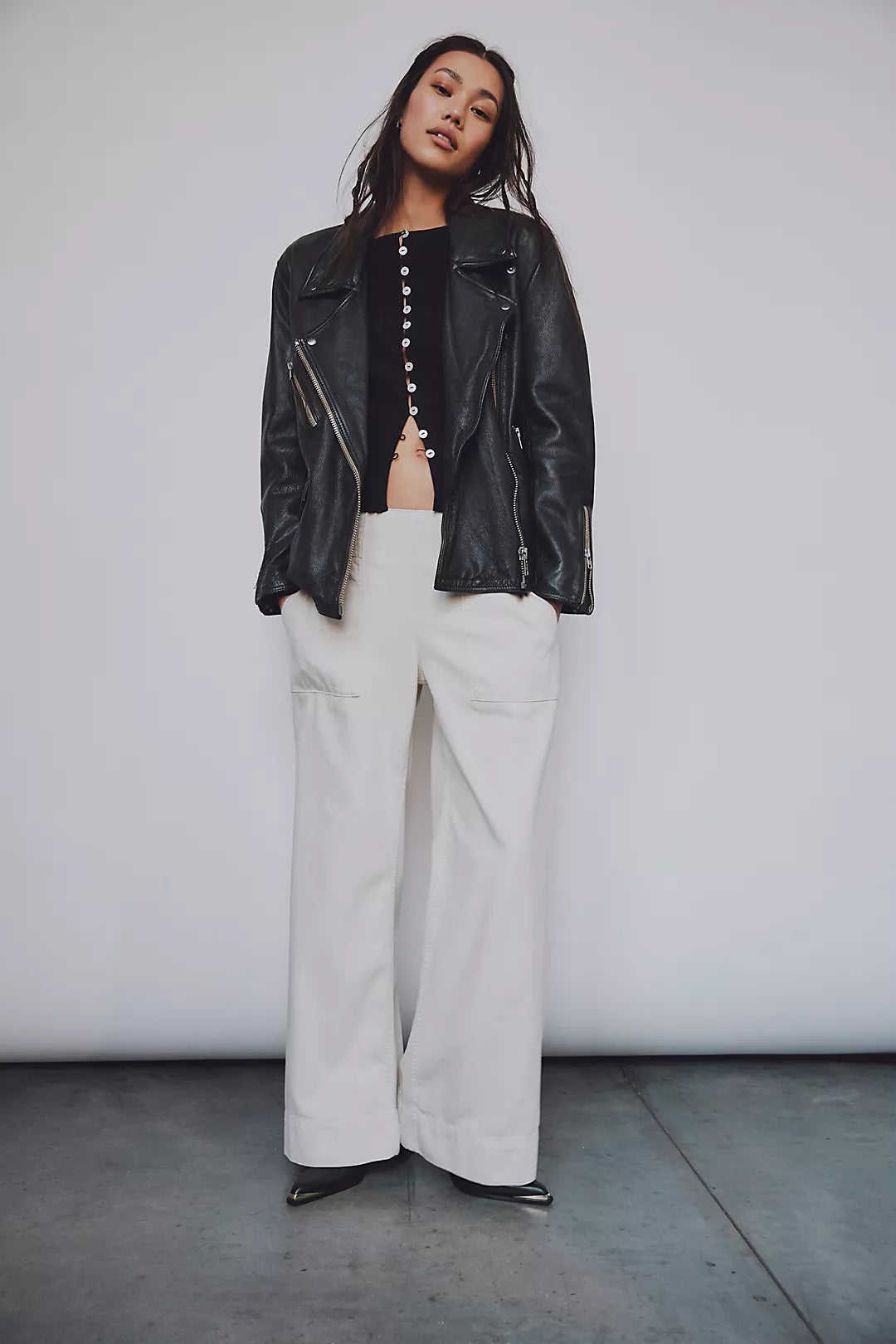 Breezy Denim Pull On - Bright Lights Bottoms Free People