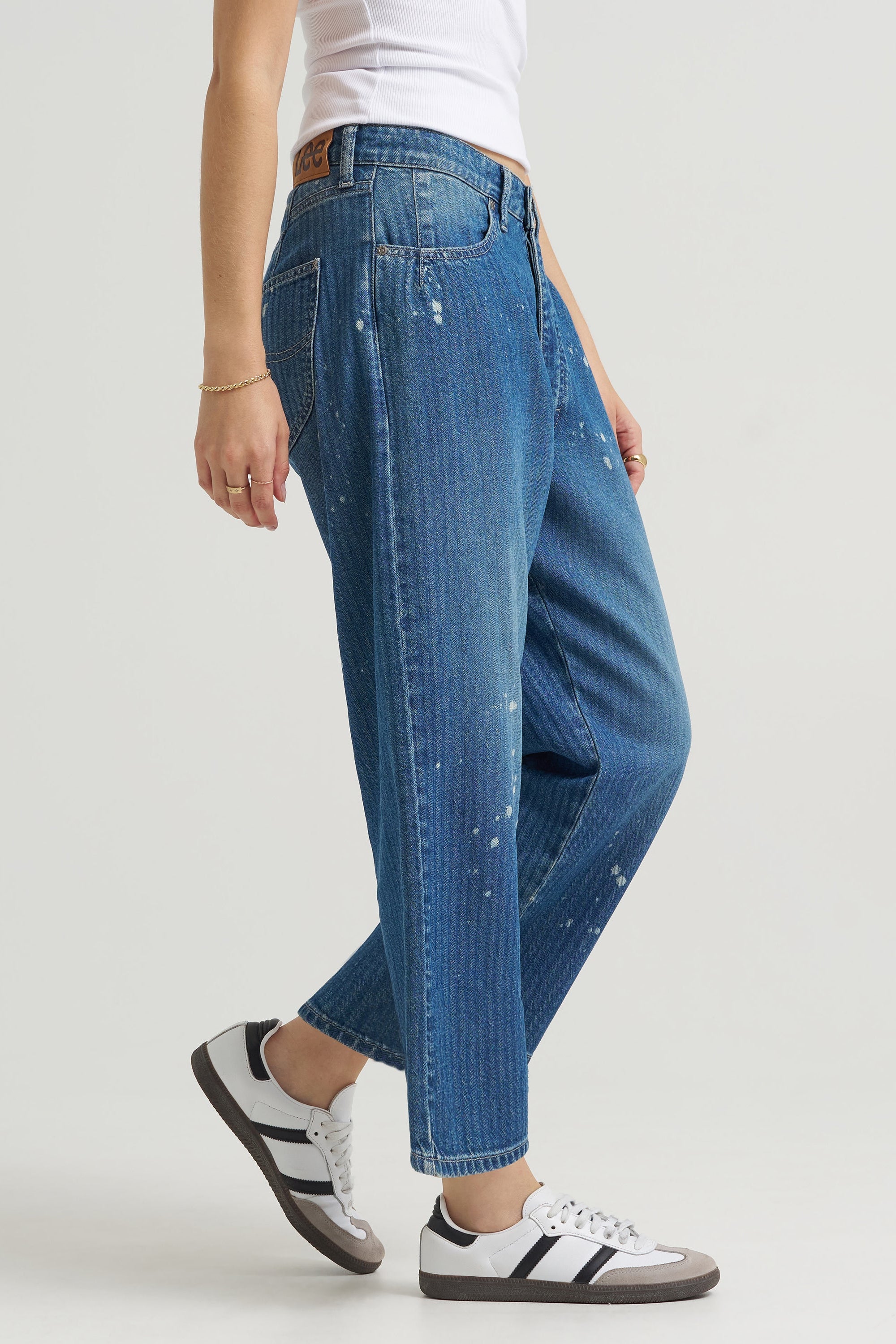Lee Button Fly Crop Bottoms Lee