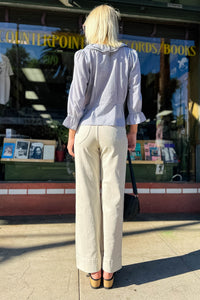 Emma Blouse - Pinstripe Tops Cameo