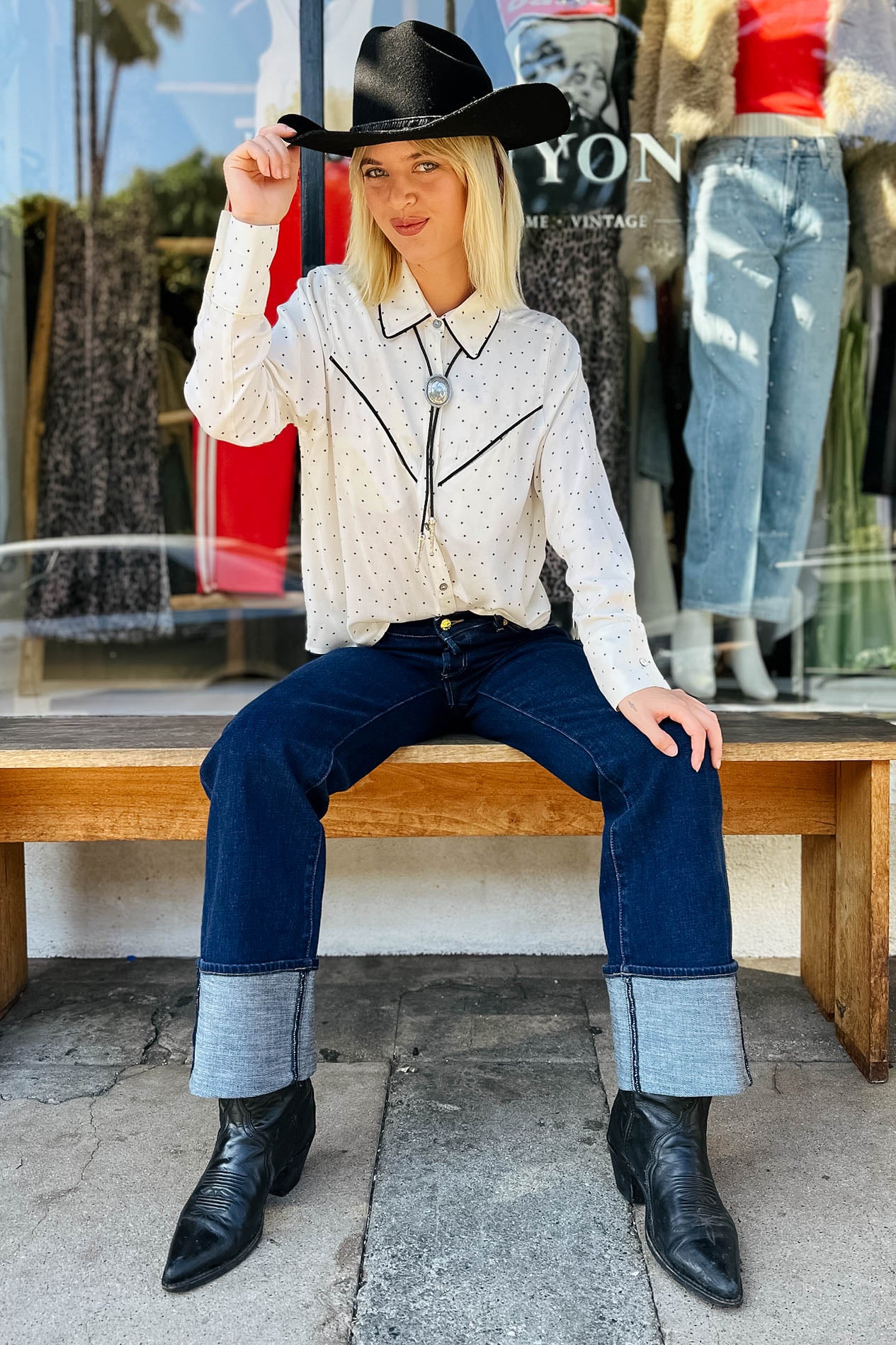 Ranch Blouse - Stars Tops Cameo