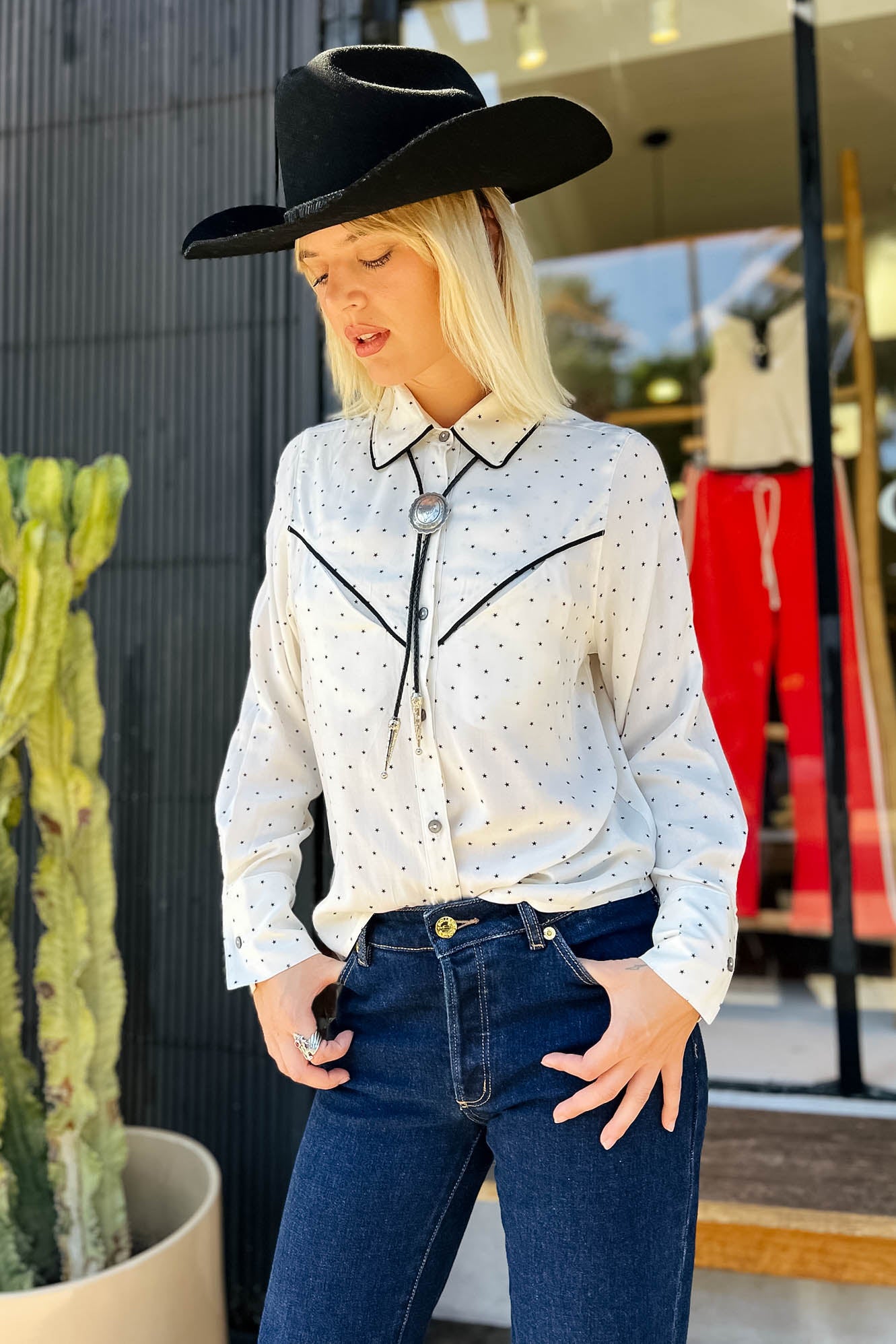 Ranch Blouse - Stars Tops Cameo