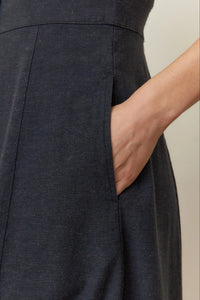 Camila Midi Dress - Black Dresses Marine Layer