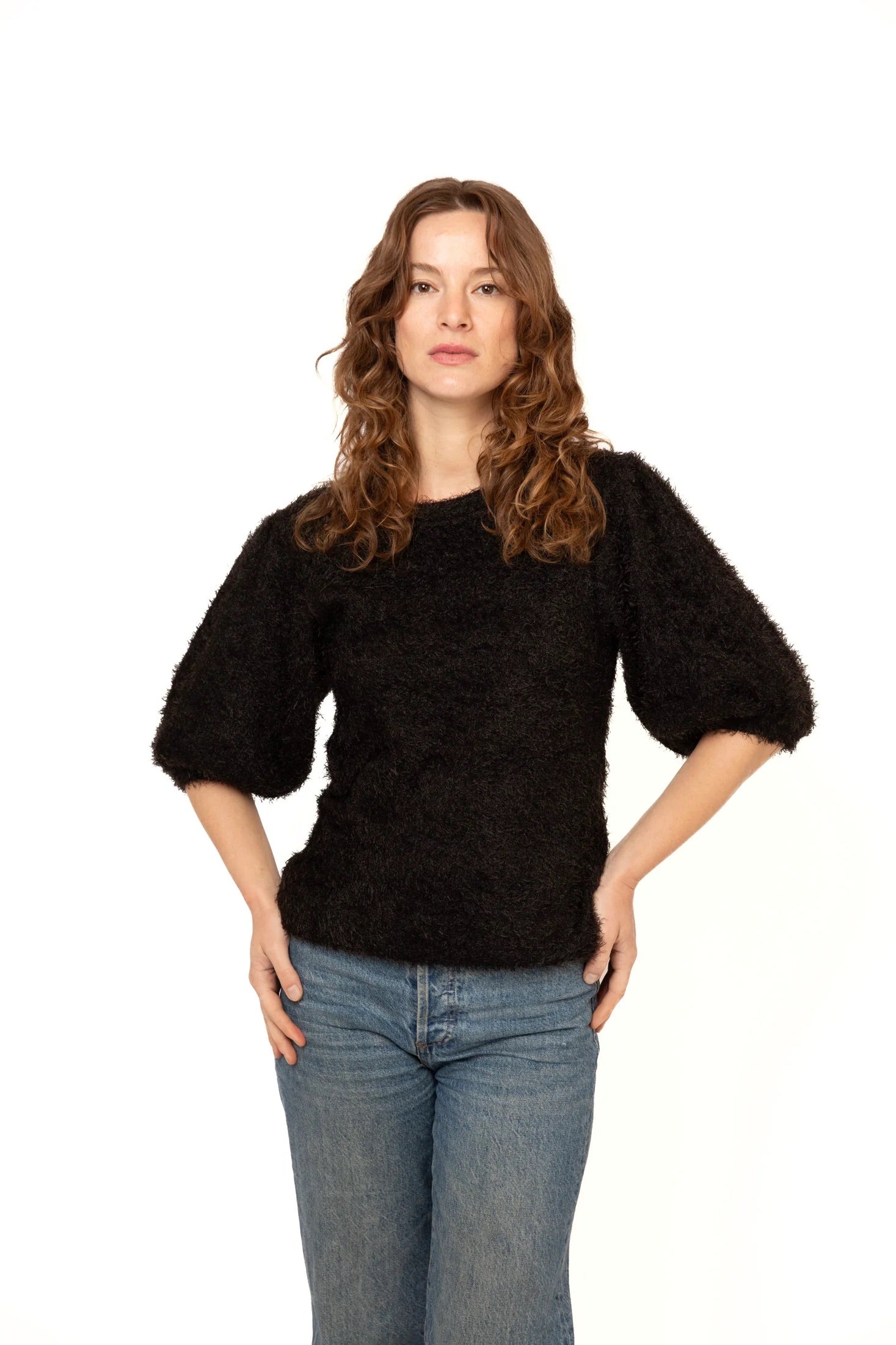 Chaka Shirred Sweater