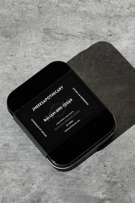 Charcoal Incense Cones Home JMEEKS Apothecary