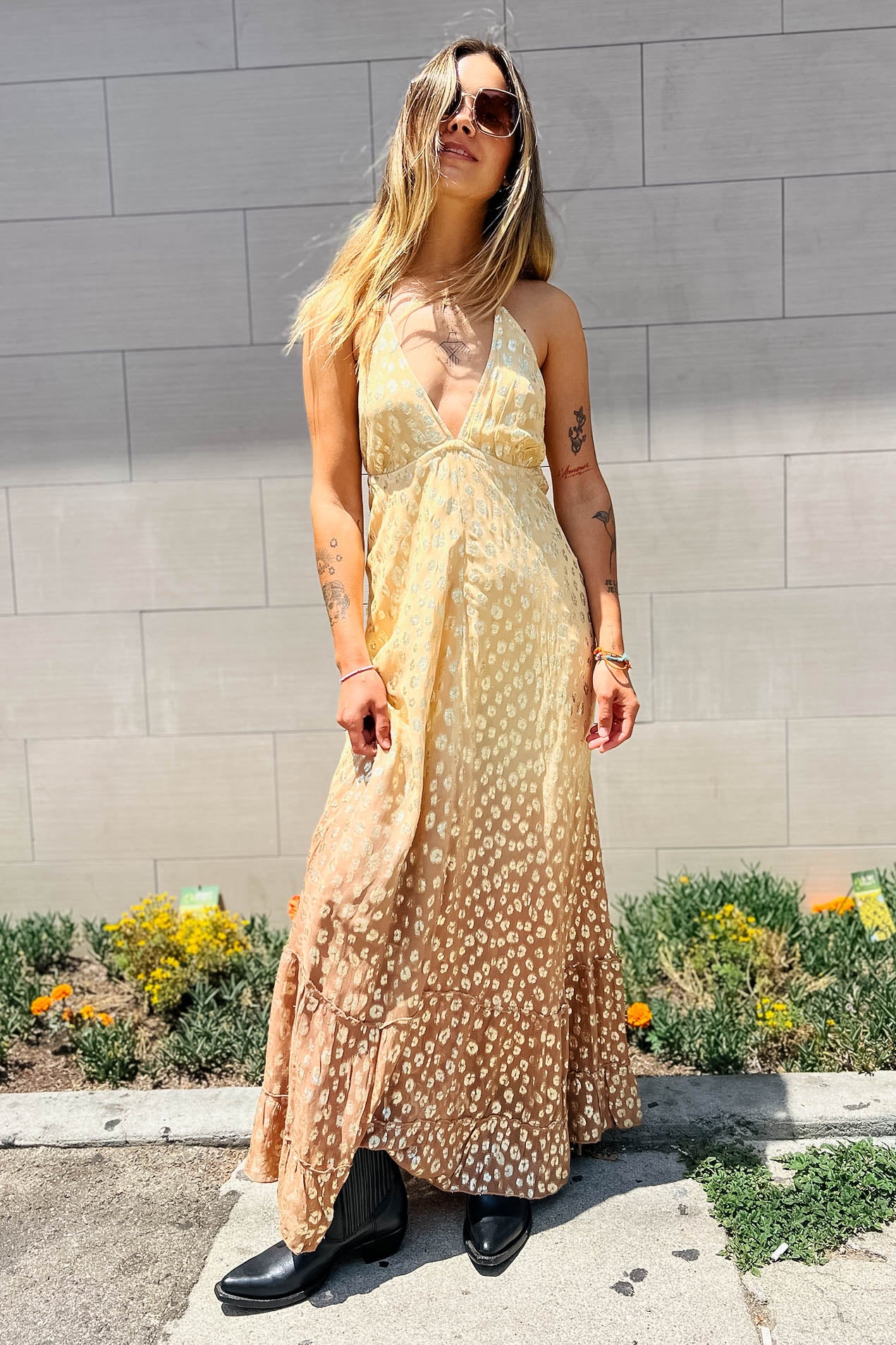 Cheetah Maxi Dress Dresses Z&L Europe
