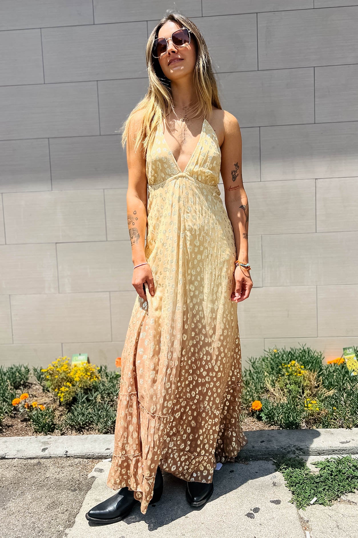 Cheetah Maxi Dress Dresses Z&L Europe