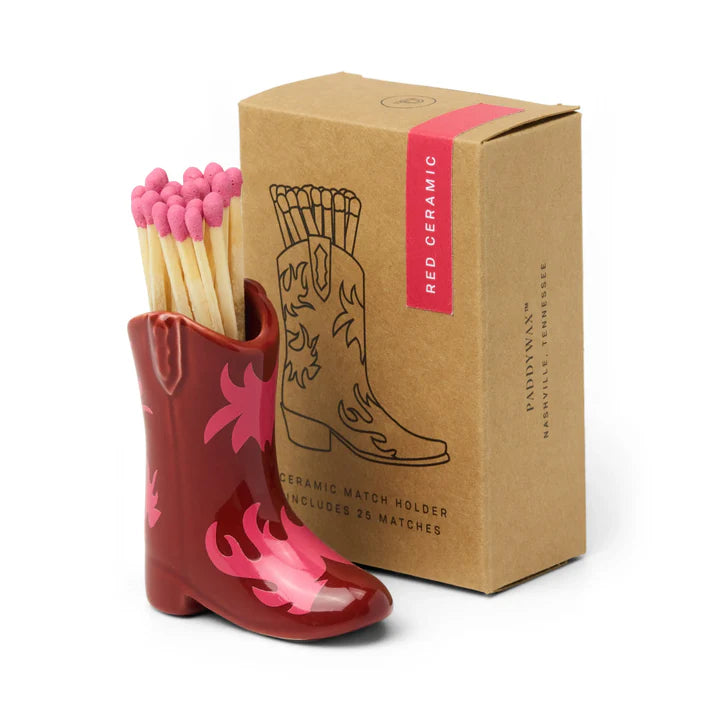 Match Holder - Cowboy Boot