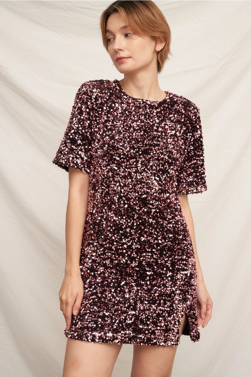 Sequin Mini Dress