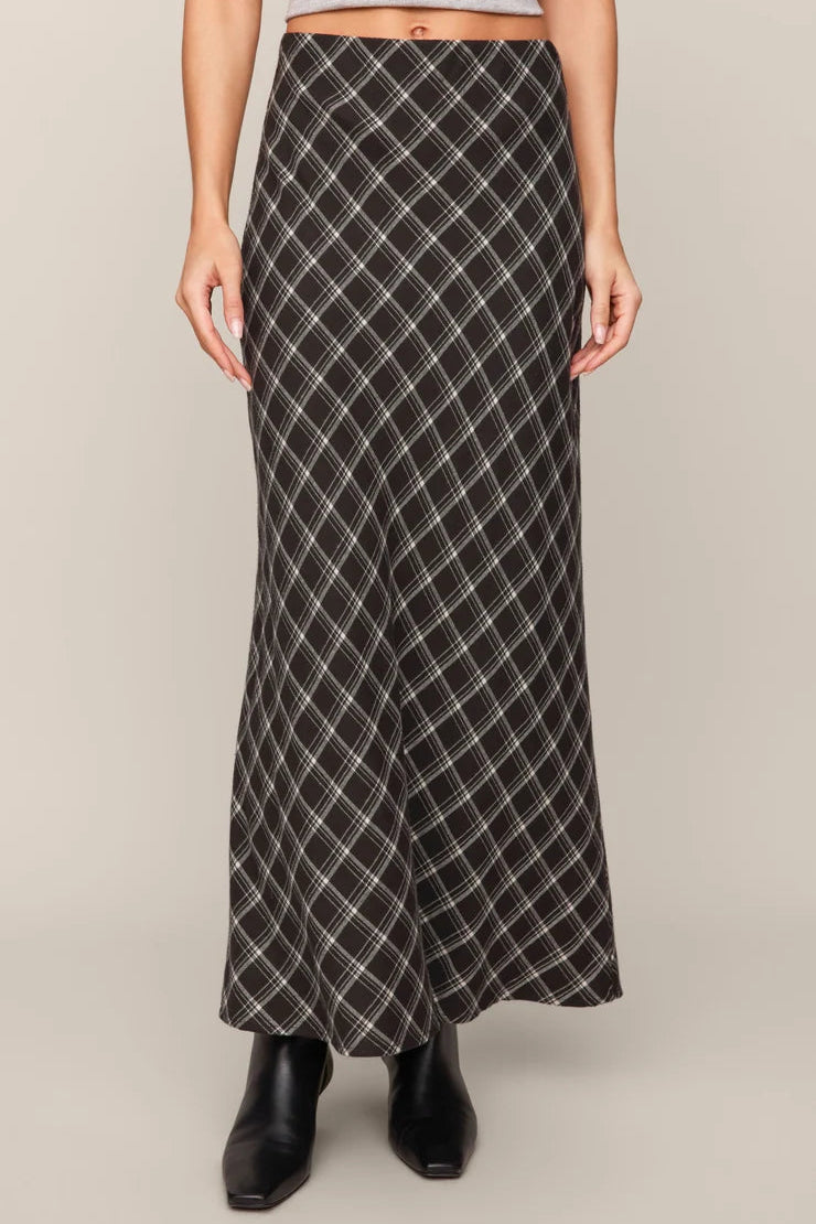 Europa Plaid Skirt