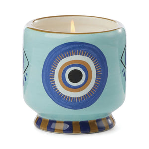 A Dopo 8oz Hand Painted Ceramic Candle Home Paddywax