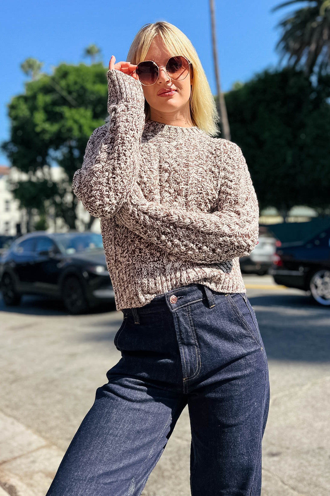 Quinn Shrunken Fisherman Sweater Sweaters Pistola