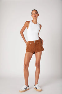 Fortune Cookie Suede Shorts Bottoms Blank NYC