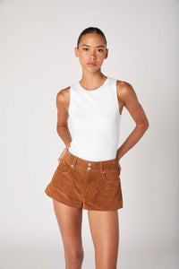 Fortune Cookie Suede Shorts Bottoms Blank NYC