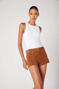 Fortune Cookie Suede Shorts Bottoms Blank NYC