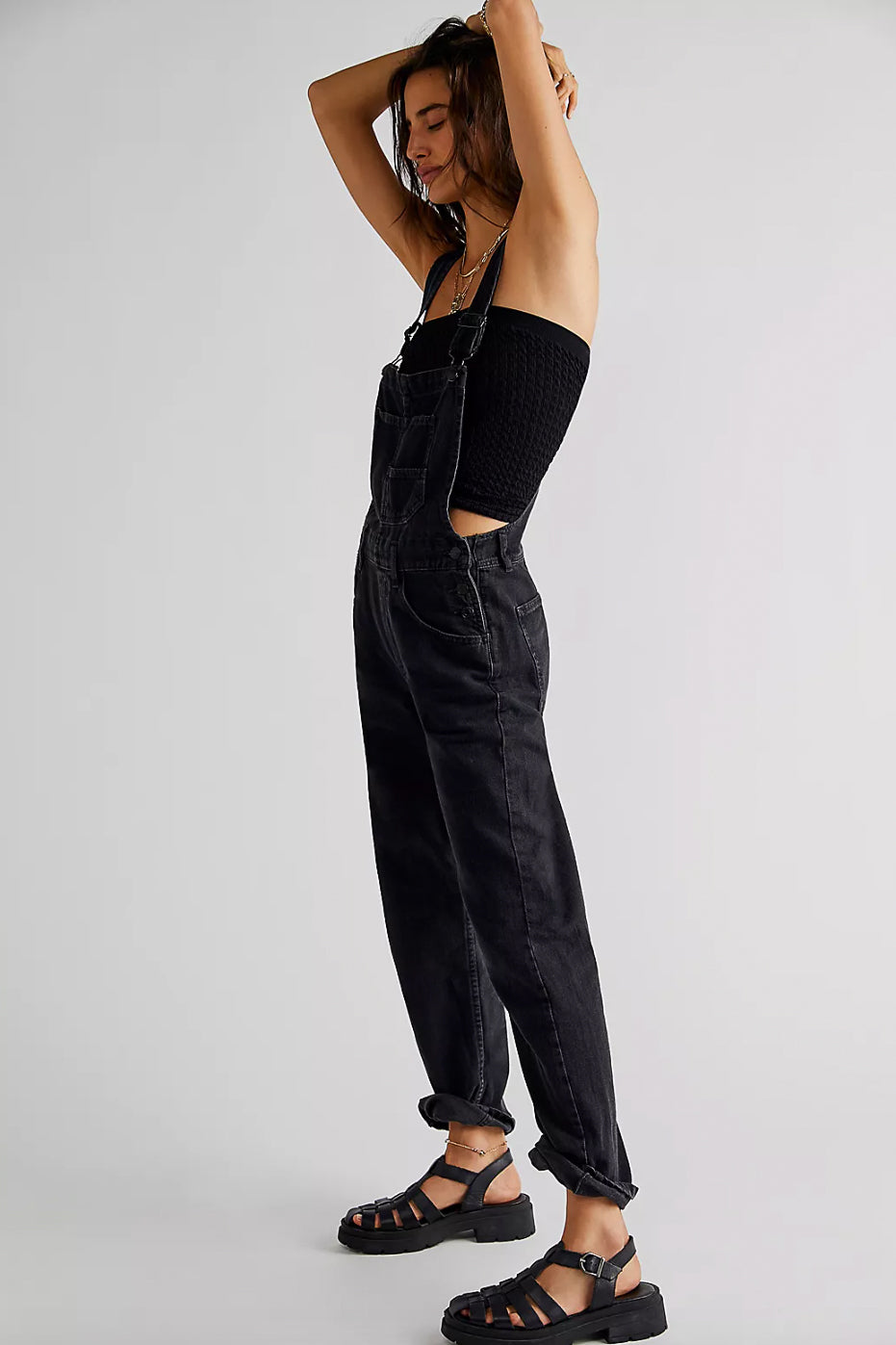 Ziggy Denim Overall - Mineral Black - The Canyon