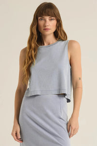 Sloane Jersey Muscle Tank - Washed Indigo Tops Z Supply