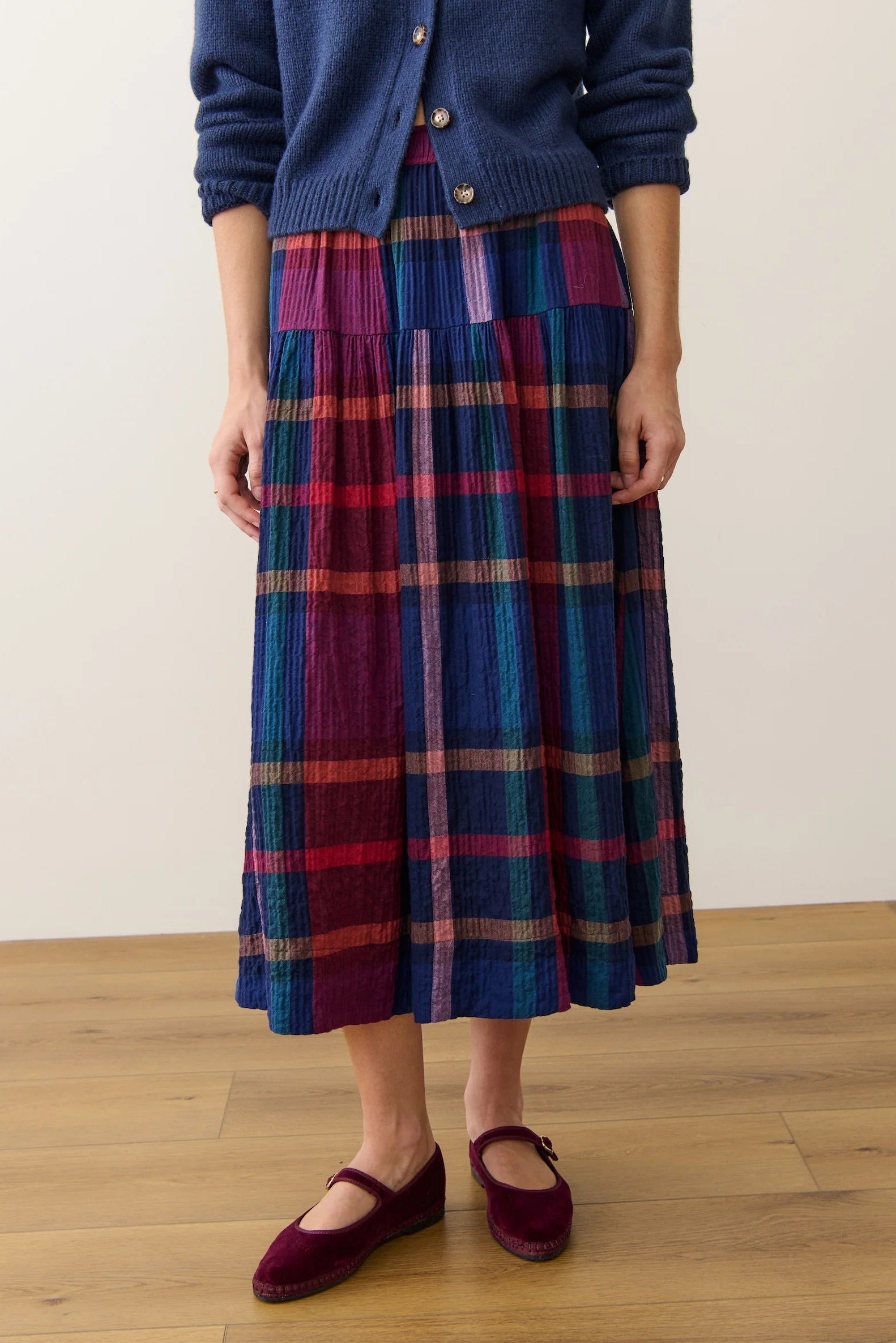 Gia Wool Midi Skirt Bottoms Marine Layer