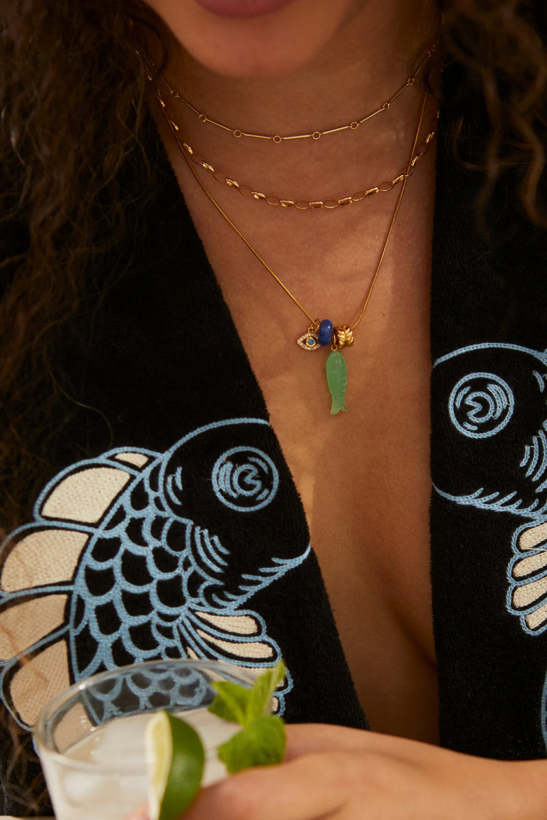 Catch Of The Day - Amazonite 18k Gold Jewelry Jurate