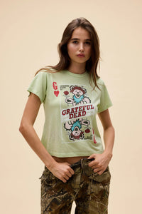 Grateful Dead Playing Card Burnout Vintage Tee Tops Daydreamer