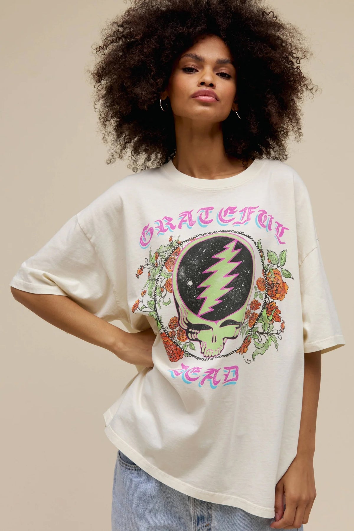 Grateful Dead Space Your Face Tee Tops Daydreamer