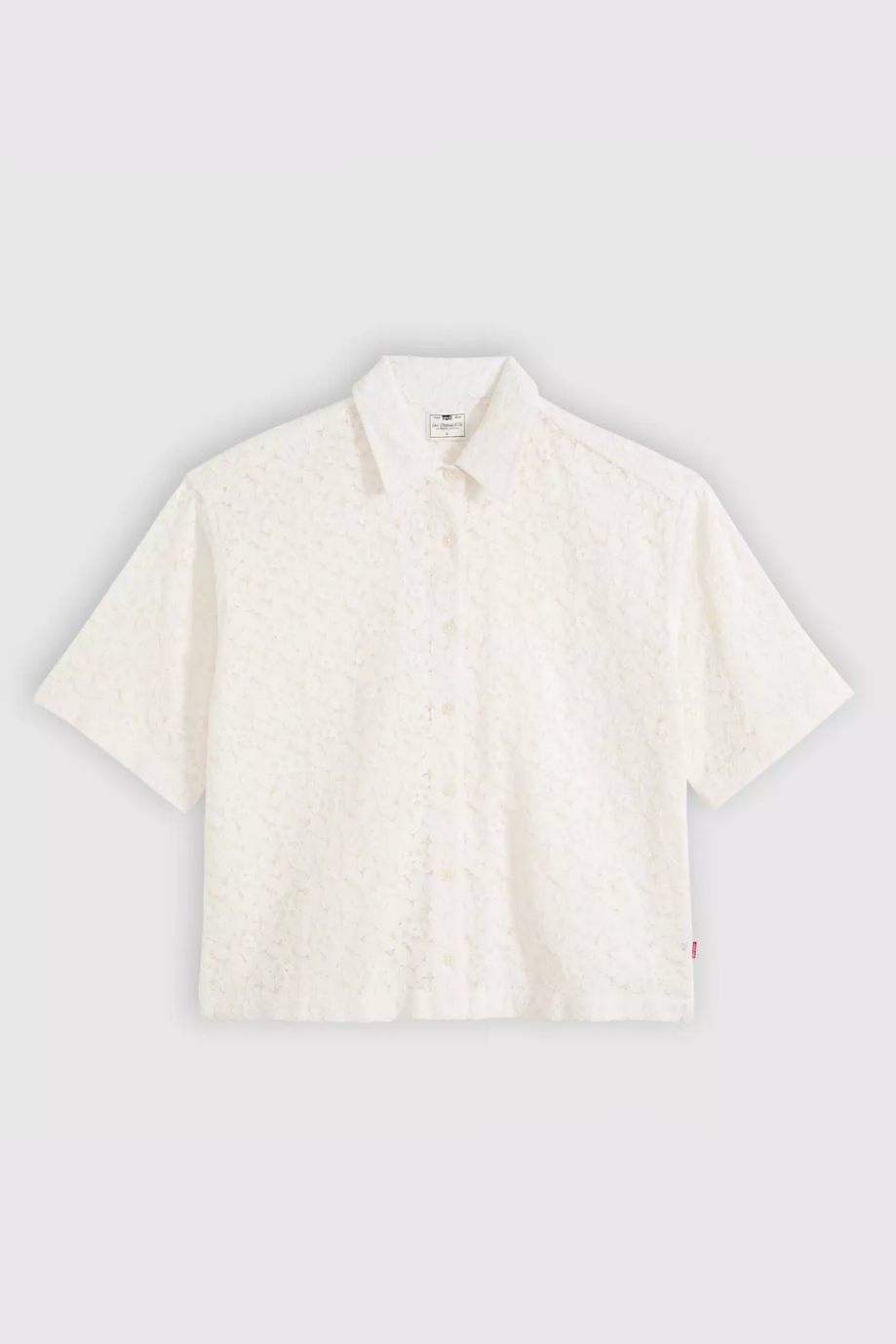 Harlie Short Sleeve Lace Shirt