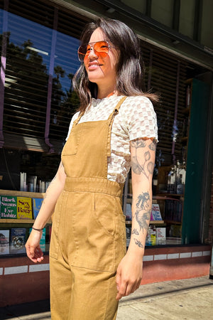 High Waisted Overalls - The Canyon