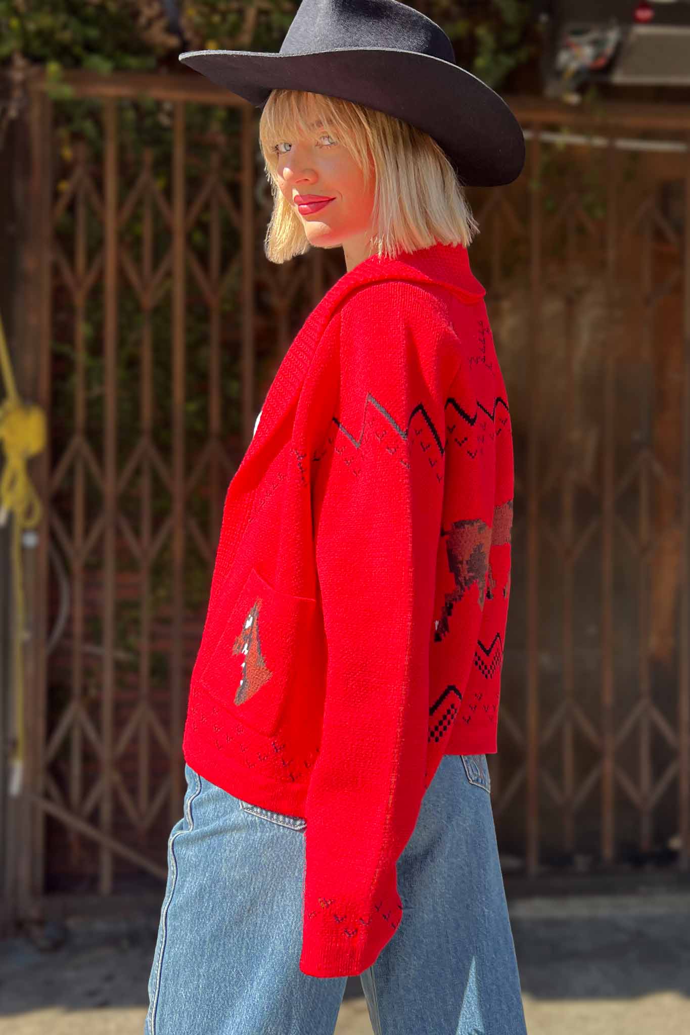 Horse Portrait Cardigan Sweaters En Merci