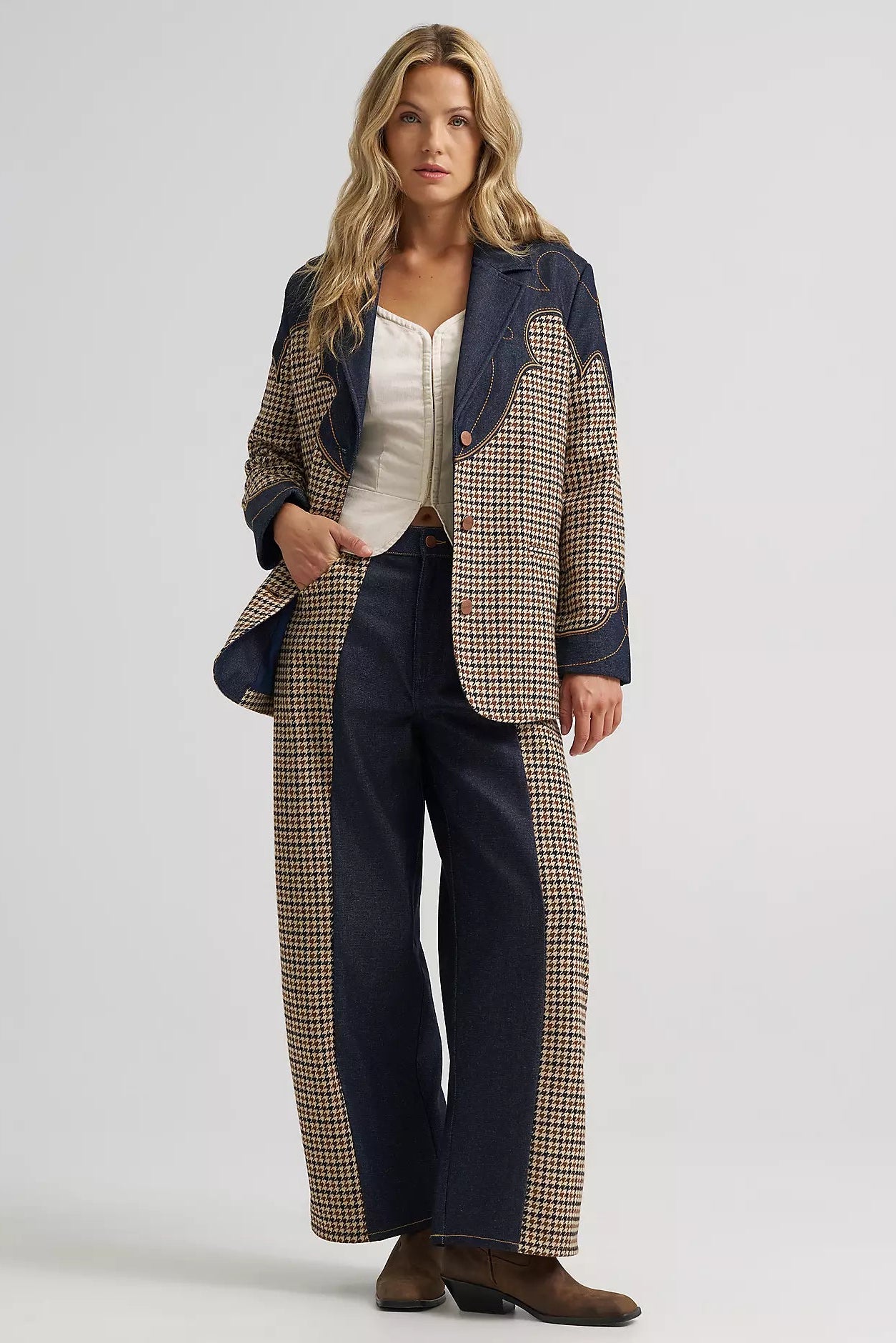 Houndstooth Blazer