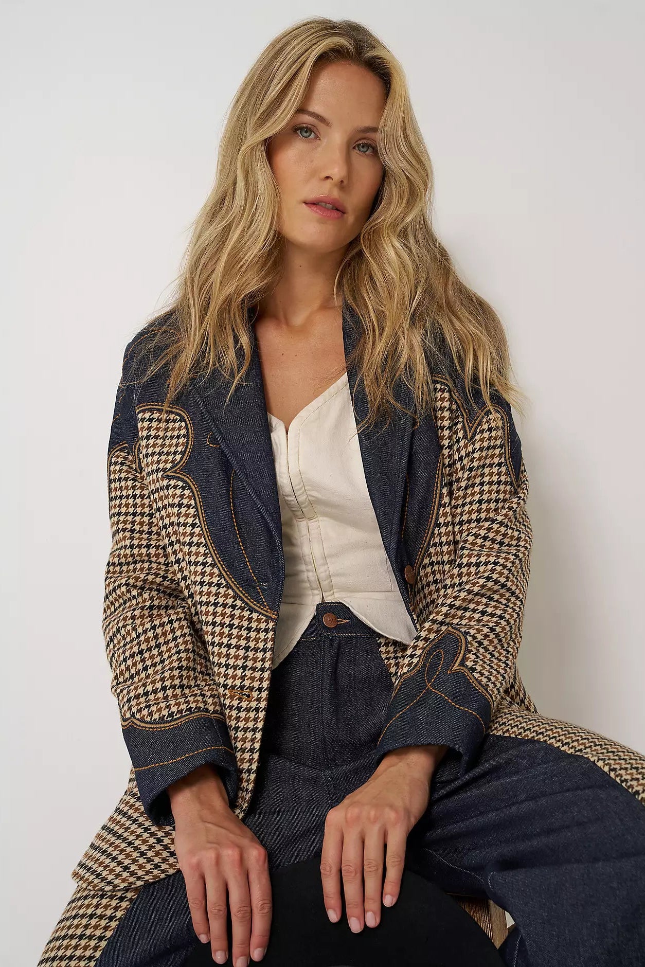 Houndstooth Blazer