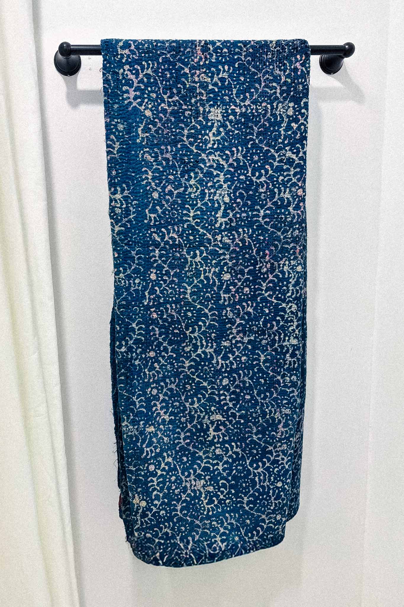 Indigo Kantha Blanket - Reversible Design