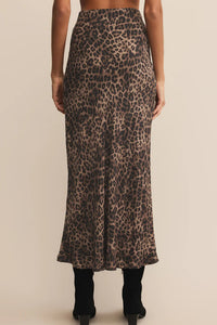 Izabel Leopard Skirt Bottoms Z Supply
