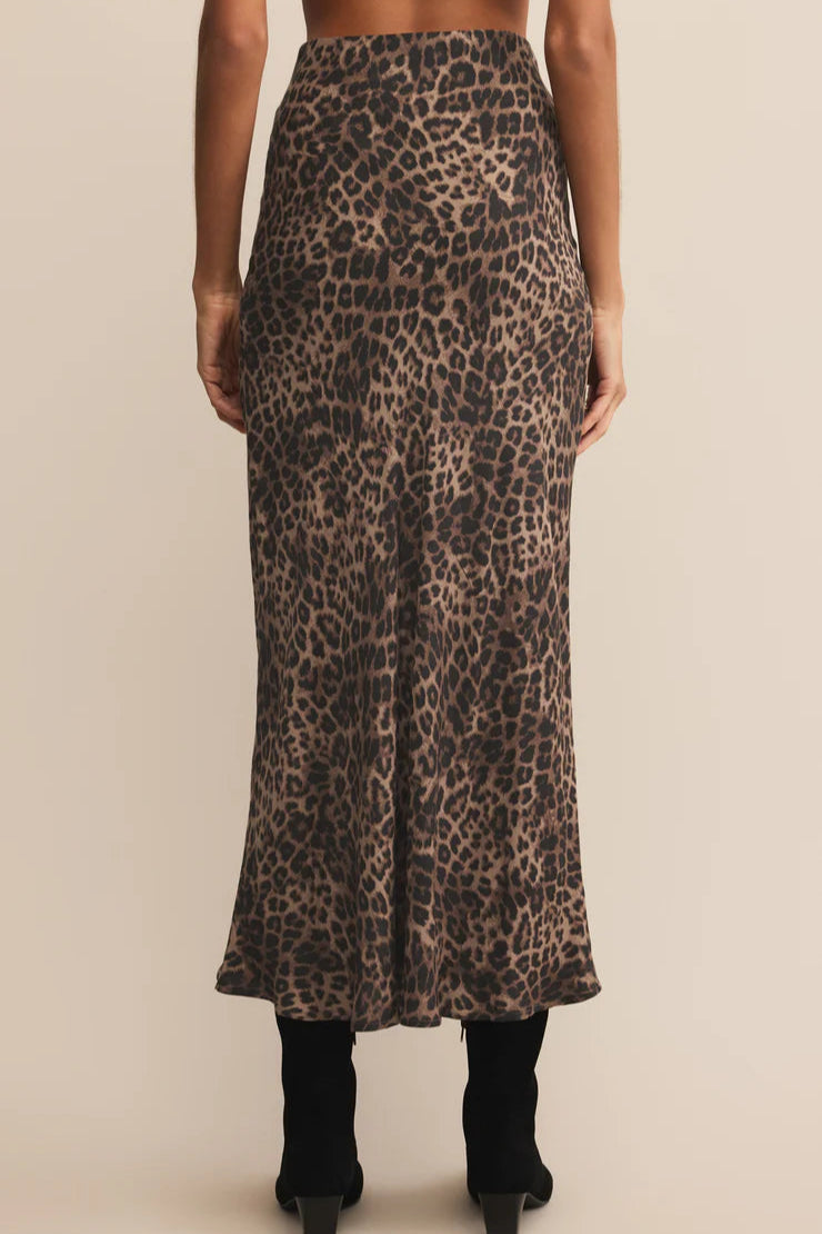 Izabel Leopard Skirt Bottoms Z Supply