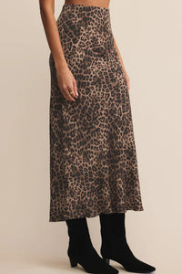 Izabel Leopard Skirt Bottoms Z Supply
