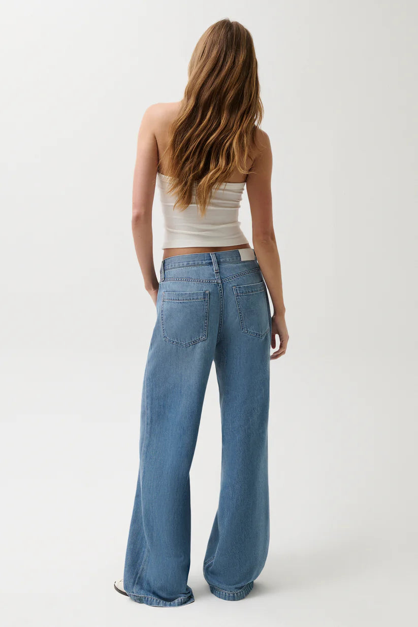 Jadyn Low Slung Drawcord Palazzo - Expanse