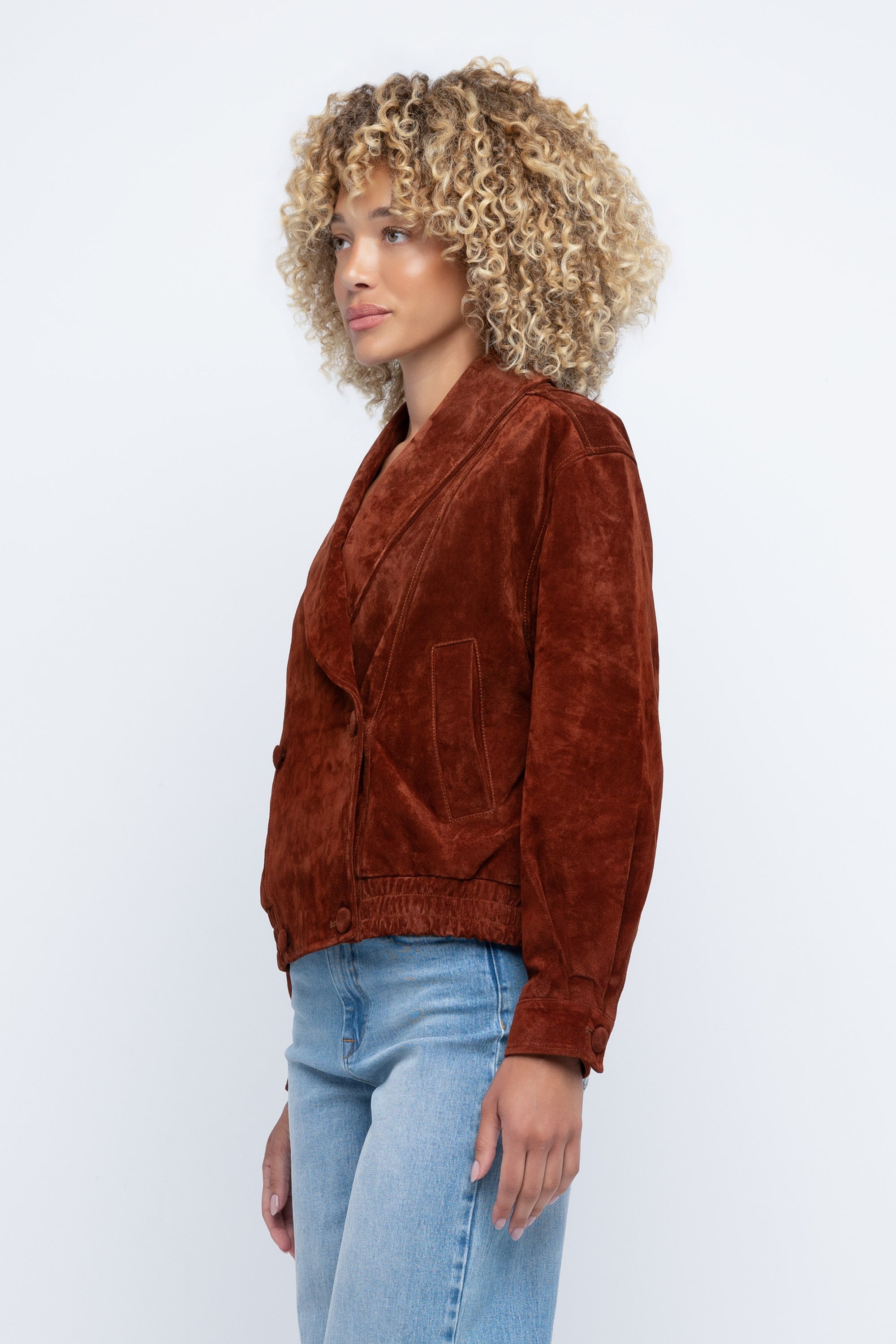 Root Beer Suede Jacket