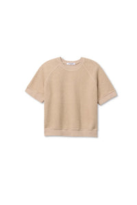 Kennedy Short Sleeve Crew Neck Sweatshirt Sweaters Perfect White Tee
