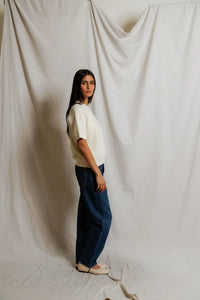 Kennedy Short Sleeve Crew Neck Sweatshirt Sweaters Perfect White Tee