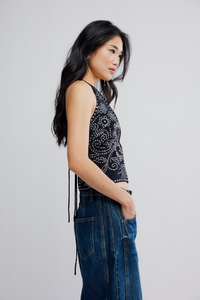 Kenzie Studded Halter Tops Free People