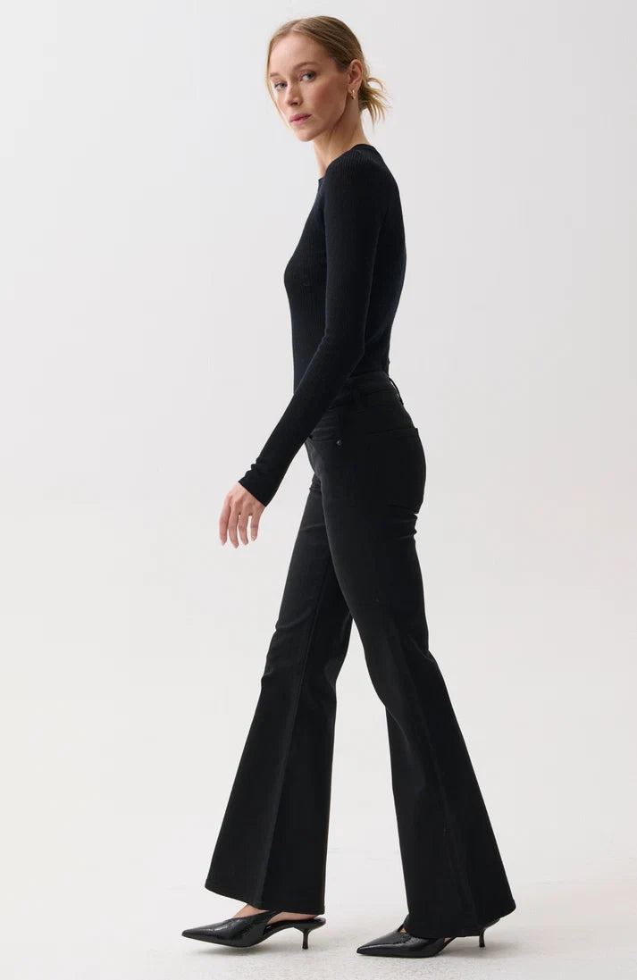 Kinsley Mid Rise Ultra Flare - Night Flight