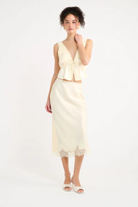 Lady Lace Midi Skirt Bottoms Rumored