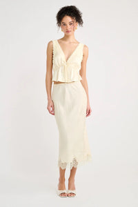 Lady Lace Midi Skirt Bottoms Rumored