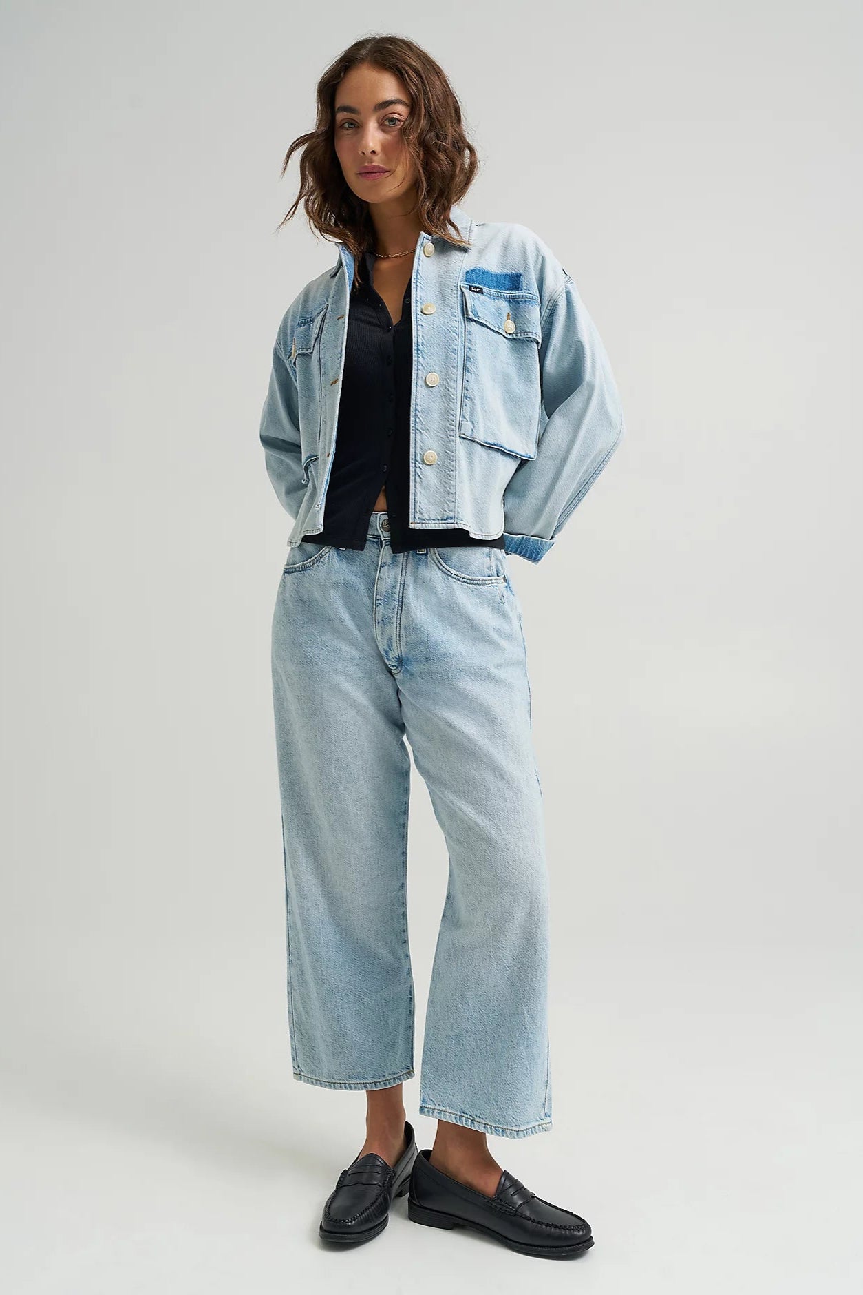 Button Fly Ankle Bottoms Lee