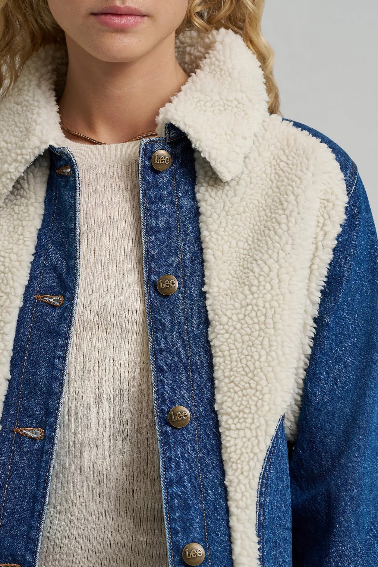 Mixed Media Jacket Outerwear Lee